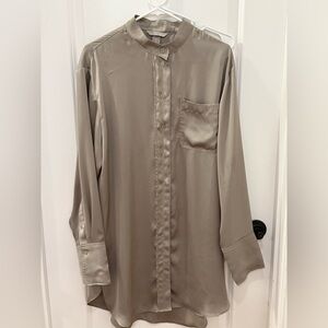 H&M Oversized Satin Shirt